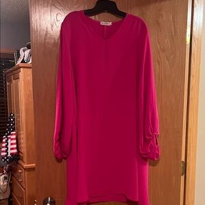 Elegant Pink Women's Dress